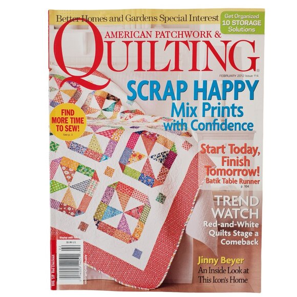 Quilting Magazines Lot of 8. Dates 2009-2013 "American Patchwork & Quilting" - Picture 6 of 9